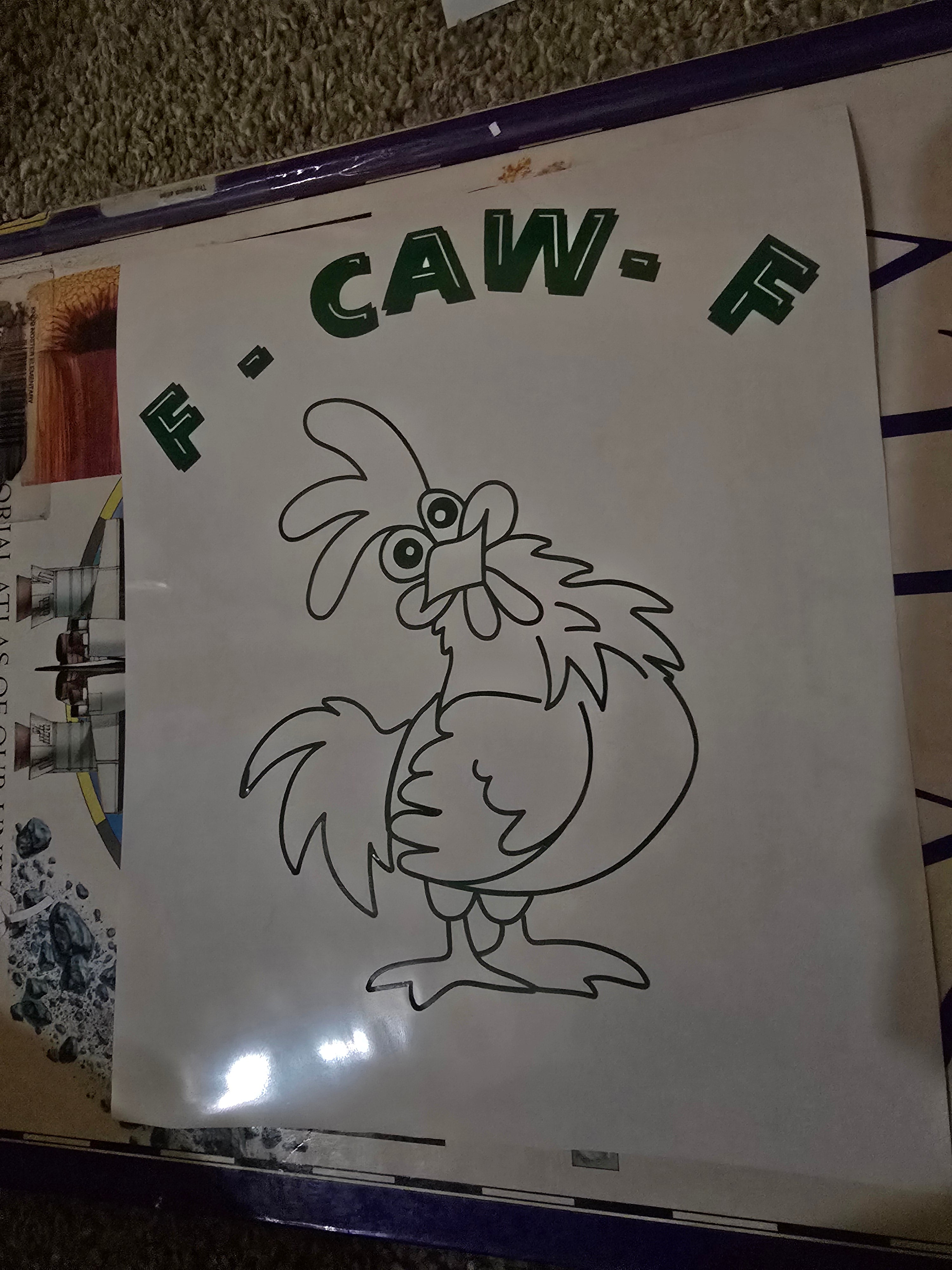 F-caw-f decal